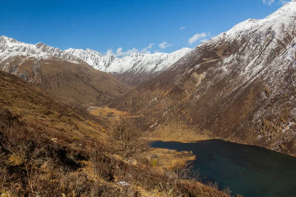 stock image Haizi valley with Dahaizi lake near Siguniang mountain in Sichuan province, China