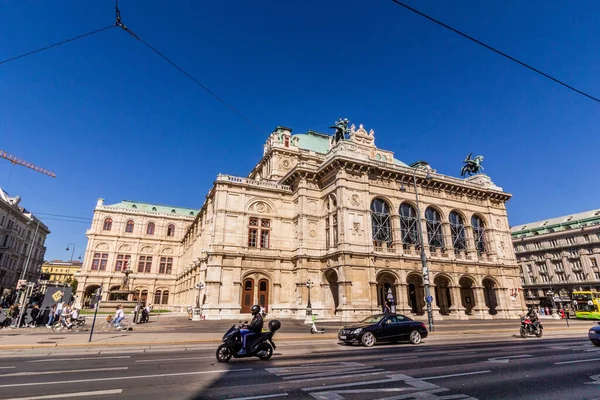 Wiedeń Austria Wrzesień 2021 Wiener Staatsoper Wiedeńska Opera Narodowa Wiedniu — Zdjęcie stockowe
