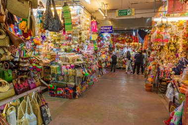 CHIANG MAI, THAILAND - 12 ARALIK 2019: Chiang Mai, Tayland 'daki Savaş Pazarı