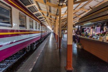 CHIANG MAI, THAILAND - 13 ARALIK 2019: Chiang Mai tren istasyonu.