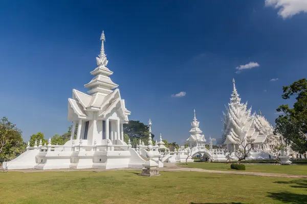 Wat Rong Khun Templo Blanco Provincia Chiang Rai Tailandia —  Fotos de Stock
