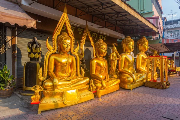 Bangkok Thailand Aralık 2019 Bangkok Tayland Satılık Buda Heykelleri — Stok fotoğraf