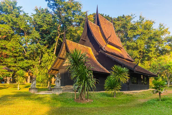 stock image Temple in the Baan Dam Museum (Black House) in Chiang Rai province, Thailand