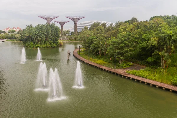 Blick Auf Gardens Bay Singapur — Stockfoto