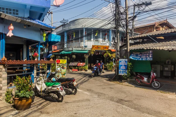 Chiang Mai Thailandia Dicembre 2019 Strade Nel Centro Chiang Mai — Foto Stock