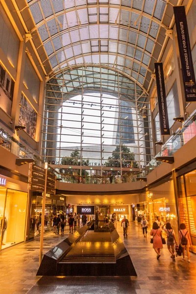 Singapore Singapore December 2019 Interior Shoppes Marina Bay Sands Bevásárlóközpont — Stock Fotó
