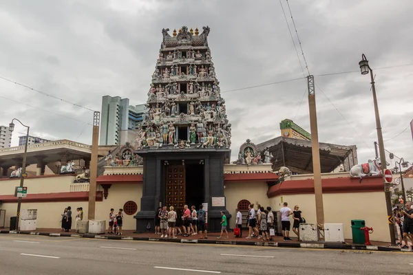 Cingapura Cingapura Dezembro 2019 Templo Sri Mariamman Cingapura — Fotografia de Stock