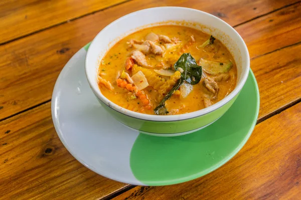 タイの赤カレースープ — ストック写真
