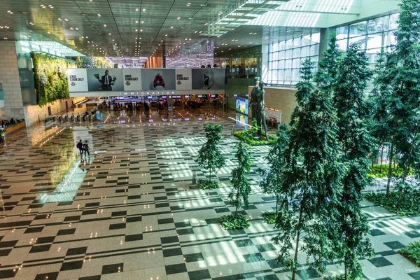 Singapour Singapour Décembre 2019 Intérieur Aéroport Changi Singapour — Photo