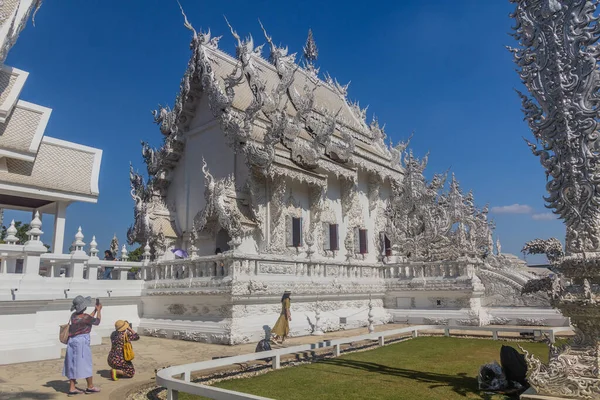 Chiang Rai Tailandia Noviembre 2019 Wat Rong Khun Templo Blanco — Foto de Stock