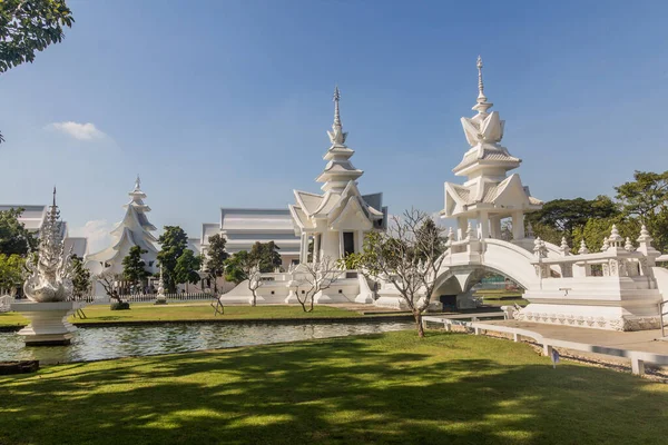 Tayland Chiang Rai Ilindeki Wat Rong Khun Beyaz Tapınak — Stok fotoğraf