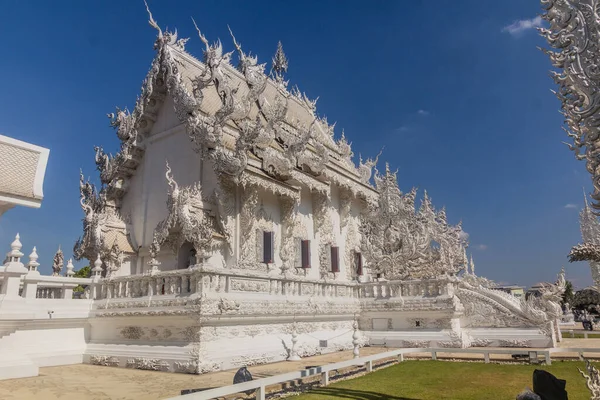 Wat Rong Khun Weißer Tempel Der Provinz Chiang Rai Thailand — Stockfoto