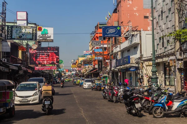 バンコク 2019年12月14日 タイ王国バンコクのカオ ロードの眺め — ストック写真