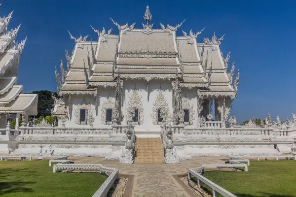 Wat Rong Khun Templo Blanco Provincia Chiang Rai Tailandia — Foto de Stock