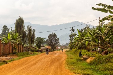 BUDADIRI, UGANDA - 25 Şubat 2020: Budadiri Köyü, Uganda