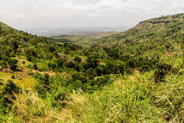 Ländliche Landschaft Der Nähe Von Sipi Dorf Uganda — Stockfoto