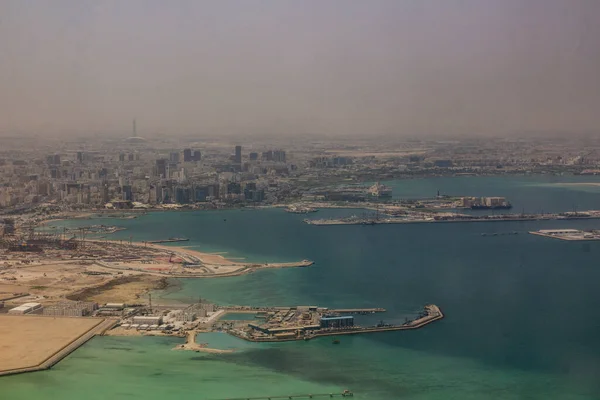 Αεροφωτογραφία Της Ντόχα Κατάρ — Φωτογραφία Αρχείου