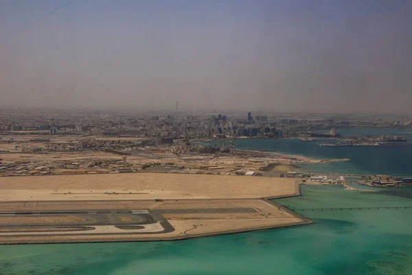 卡塔尔的鸟瞰图 — 图库照片