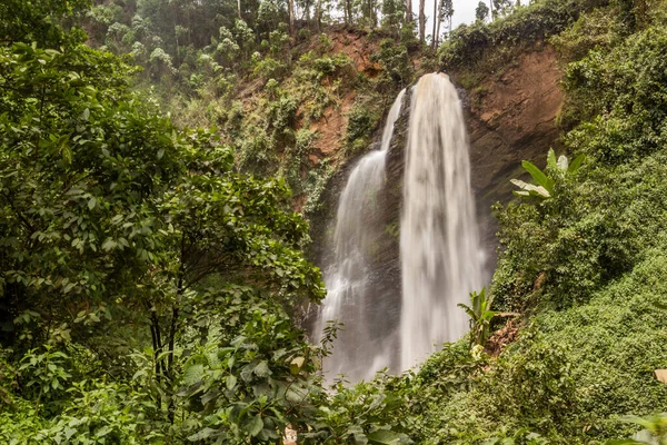 Uitzicht Kisiizi Falls Oeganda — Stockfoto