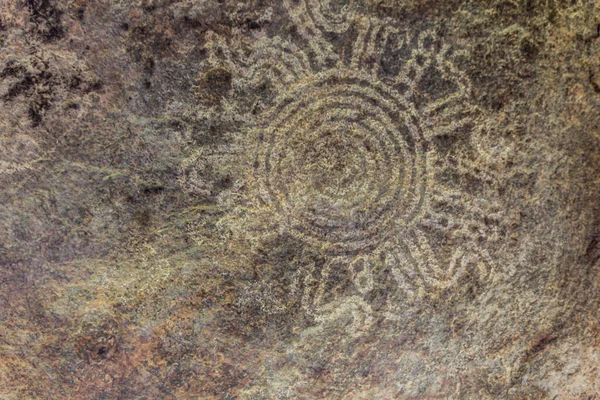 ヌエロ ウガンダの古代岩絵 — ストック写真