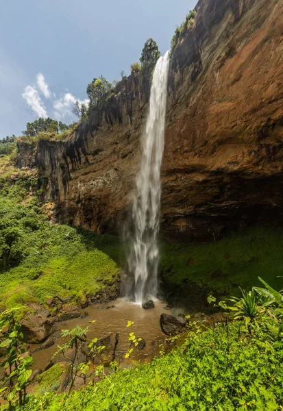 Blick Auf Die Sipi Wasserfälle Uganda — Stockfoto