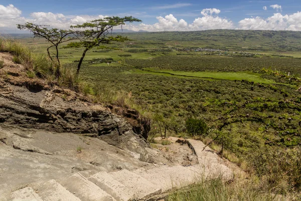 Vista Desde Volcán Longonot Kenia — Foto de Stock