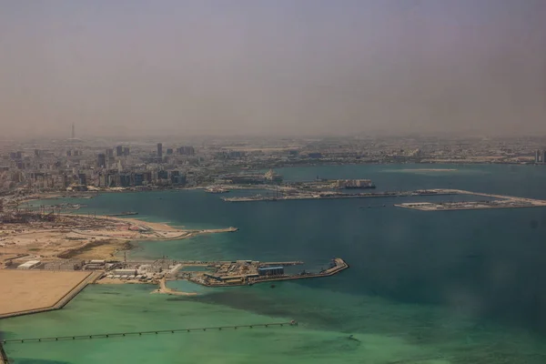 Vista Aérea Doha Qatar — Fotografia de Stock