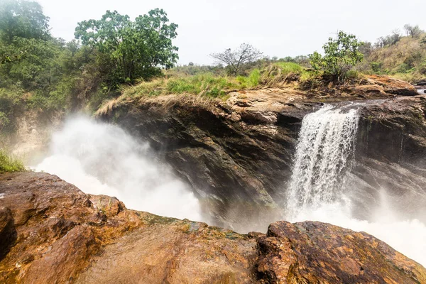 Utsikt Över Murchison Falls Vid Victoriafloden Uganda — Stockfoto