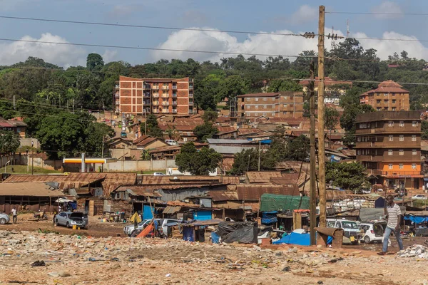 Kampala Uganda Března 2020 Pohled Slum Katanga Kampale Ugandě — Stock fotografie