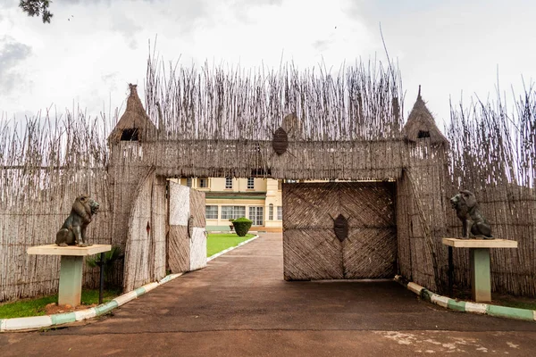 Brama Pałacu Królewskiego Króla Bugandy Kampali Uganda — Zdjęcie stockowe