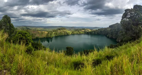 Jezioro Nyamirima Pobliżu Fort Portal Uganda — Zdjęcie stockowe