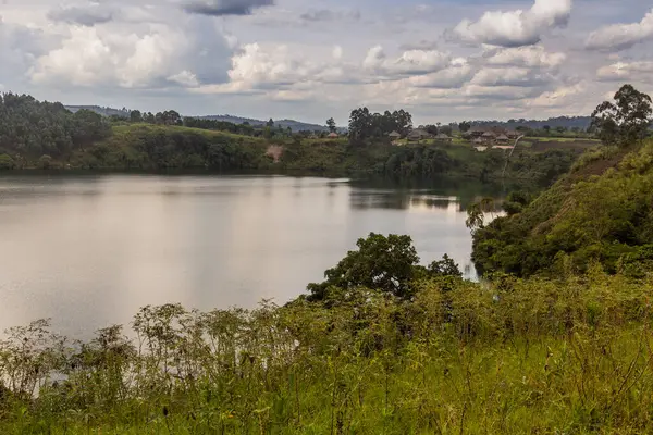Vista Del Lago Nyinabulita Cerca Fort Portal Uganda — Foto de Stock