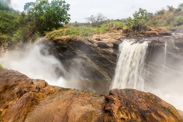 Utsikt Över Murchison Falls Vid Victoriafloden Uganda — Stockfoto