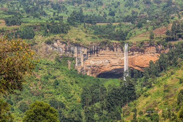 Pohled Sipi Falls Uganda — Stock fotografie
