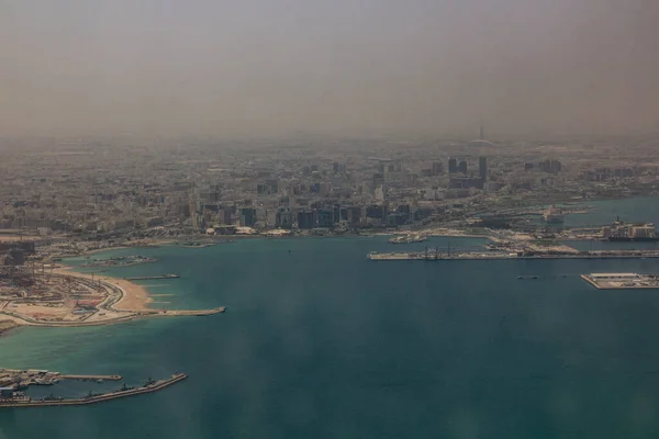 Vista Aérea Doha Qatar — Foto de Stock