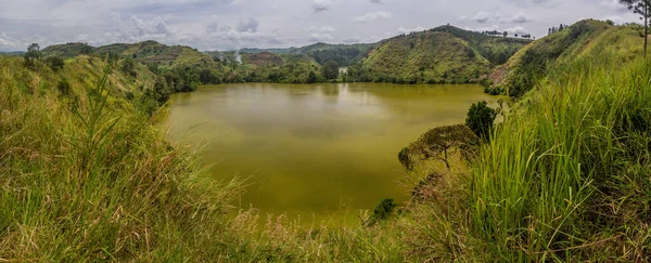 Jezioro Mbajo Pobliżu Fort Portal Uganda — Zdjęcie stockowe