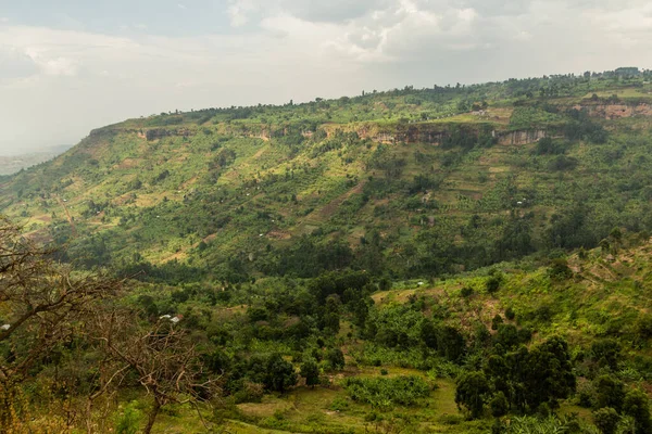 Rural Landscape Sipi Village Uganda — Stock Photo, Image