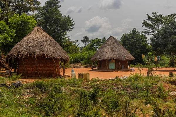 stock image Village huts in Nyero, eastern Uganda