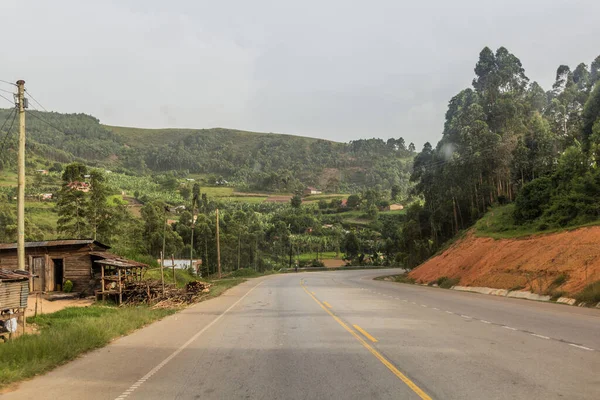 Kabale Mbarara Road Uganda — Foto Stock
