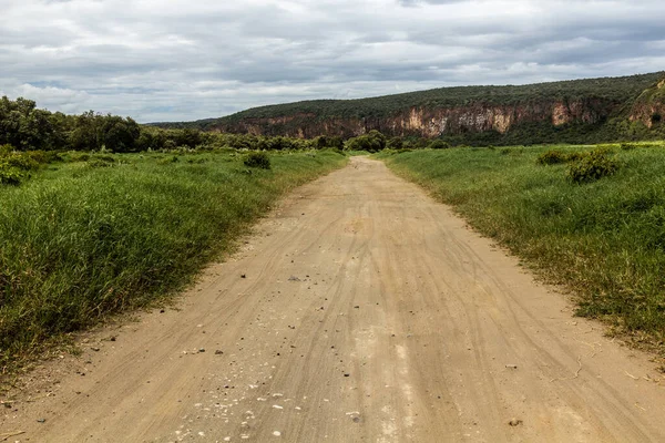 Spur Hell Gate Nationalpark Kenia — Stockfoto