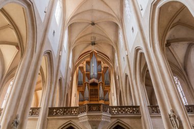 Rothenburg ob der Tauber 'deki St. James Kilisesi, Bavyera Eyaleti, Almanya