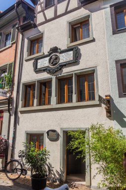 KONSTANZ, GERMANY - 3 Eylül 2019: Jan Hus Konstanz (Constance), Almanya