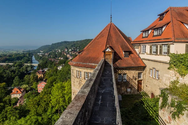 Väggar Hohentubingen Slott Tubingen Tyskland — Stockfoto