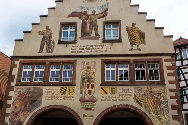Schiltach ドイツ 2019年9月1日 ドイツ バーデン ヴュルテンベルク州のシュライタッチ村にある旧市庁舎 — ストック写真