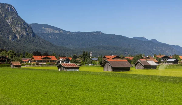 View Garmisch Partenkirchen Bayern Germany — Foto Stock