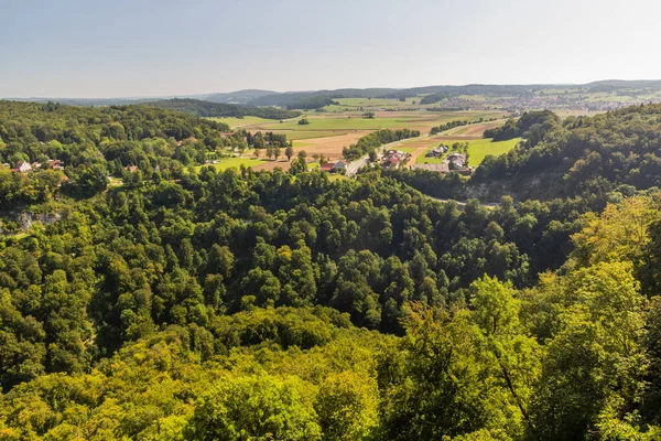 Dolina Echaz Badenia Wirtembergia Niemcy — Zdjęcie stockowe