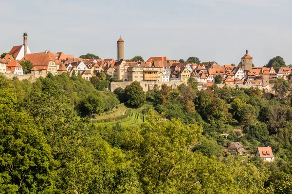 Старый Город Ротенбург Дер Таубер Штат Бавария Германия — стоковое фото