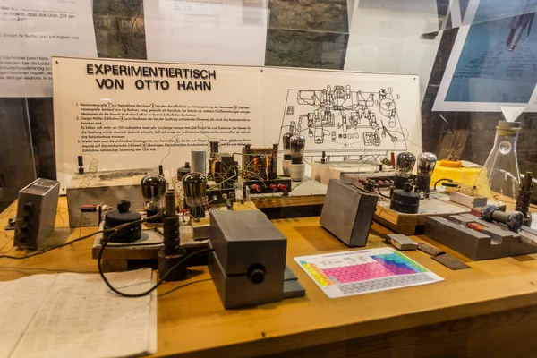 Haigerloch Alemanha Agosto 2019 Experiência Fissão Nuclear Otto Hahn Haigerloch — Fotografia de Stock