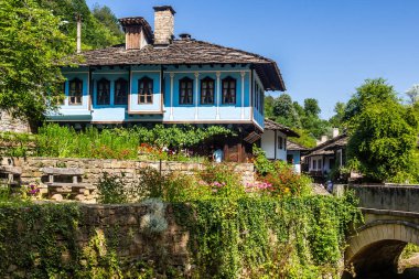 Bulgaristan 'ın Etar köyü manzarası