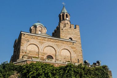 Ascension Cathedral at thr Tsarevets fortress in Veliko Tarnovo, Bulgaria clipart
